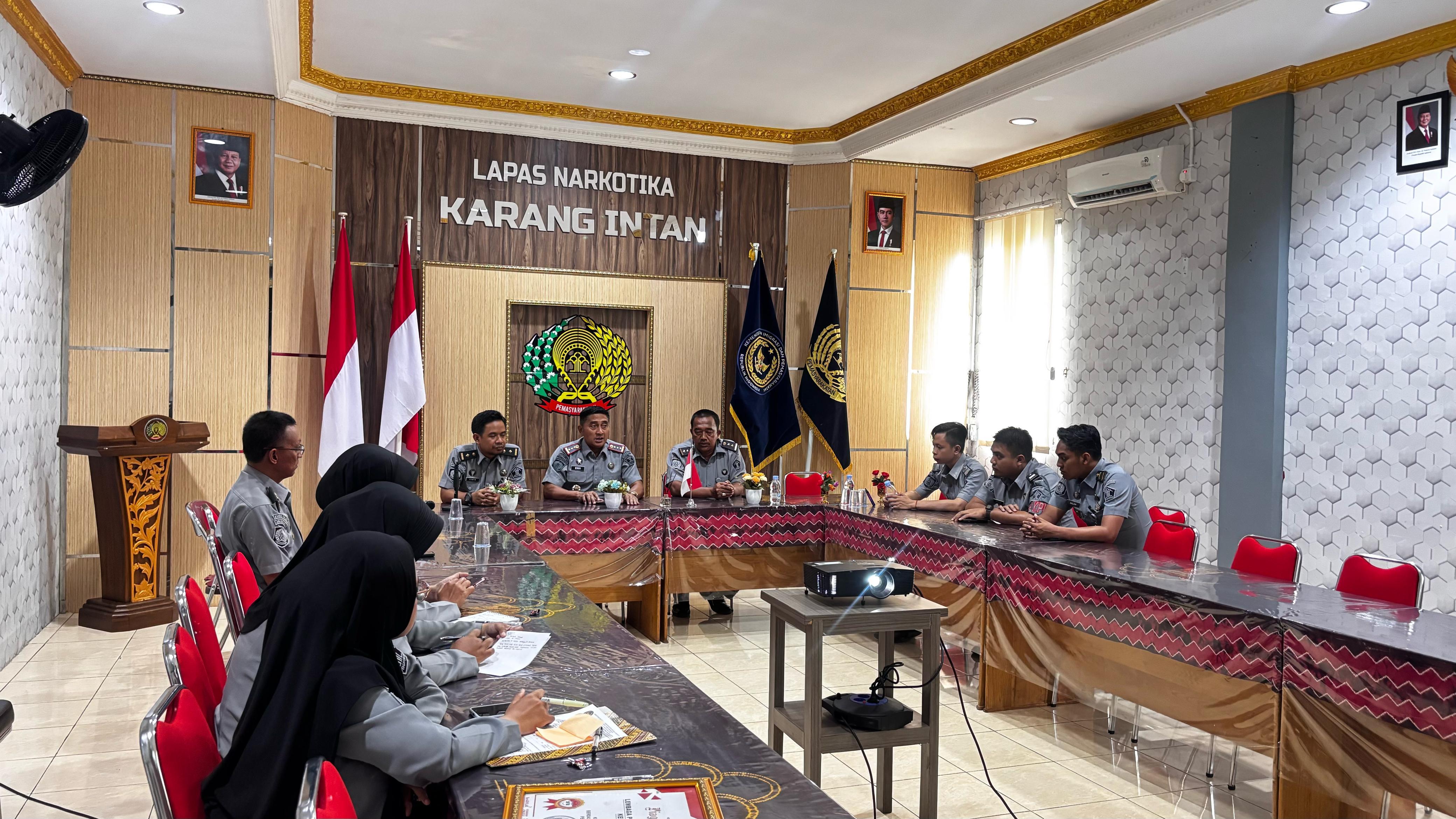 Lapas Narkotika Karang Intan Adakan Rapat Pemantapan Penggunaan Aplikasi SRIKANDI, Tegaskan Komitmen Terhadap Tertib Administrasi