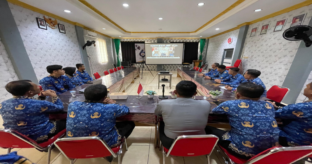 Lapas Narkotika Karang Intan Ikuti Arahan Kehumasan Dirjenpas Mashudi Secara Virtual