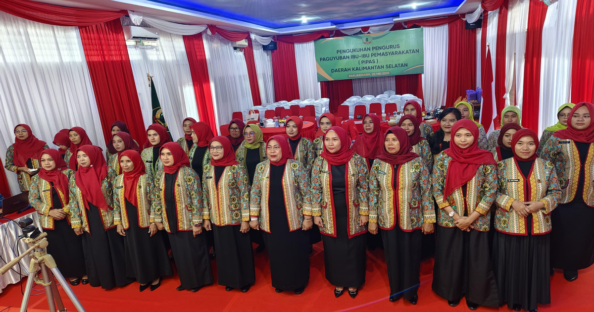 Lapas Narkotika Karang Intan Hadiri Pengukuhan Pengurus PIPAS Kalimantan Selatan