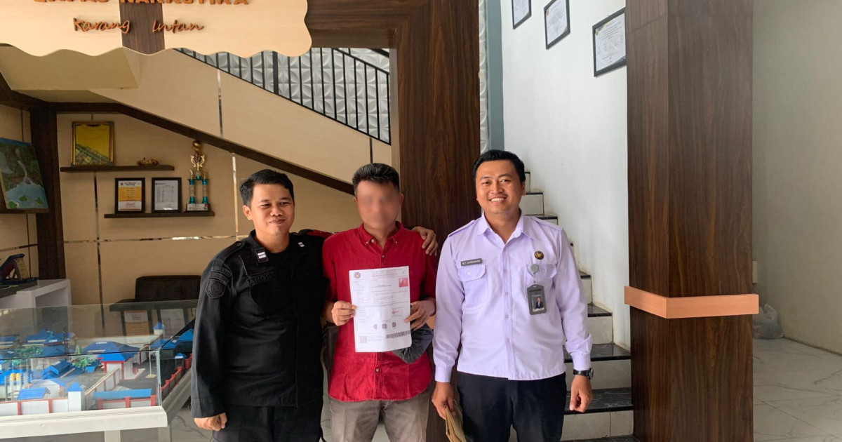 Pembebasan Bersyarat Warga Binaan, Bukti Nyata Pembinaan Berjalan Baik di Lapas Narkotika Karang Intan