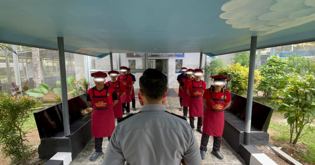 Semangat Pagi di Dapur Lapas Karang Intan, WBP Dapat Arahan Penting demi Jaga Kualitas Makanan