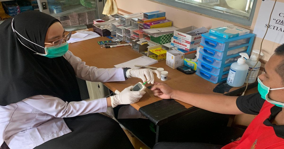 Lapas Narkotika Karang Intan Rutin Gelar Layanan Kesehatan Berkala untuk Jaga Kesejahteraan Warga Binaan