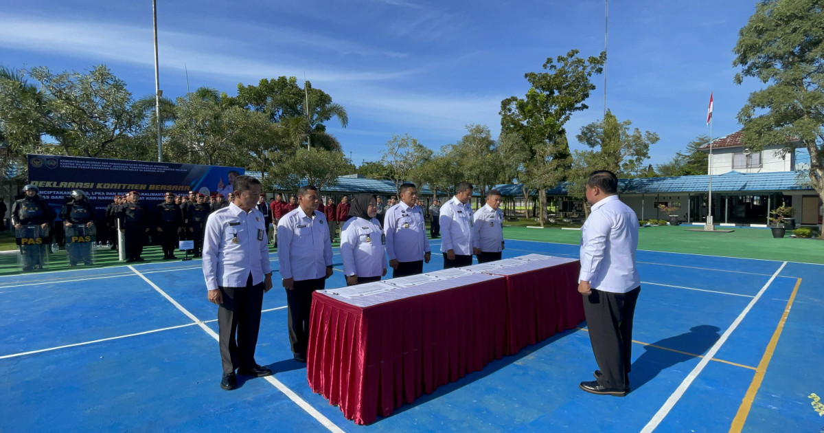 Kakanwil Ditjenpas Kalsel Tuntaskan Penandatanganan dan Tegaskan Komitmen Menuju Pemasyarakatan Bebas Narkoba dan HP Ilegal