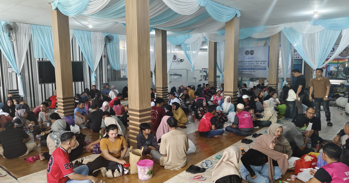 Kunjungan Idul Adha Penuh Haru di Lapas Narkotika Karang Intan: Ratusan Keluarga Sambangi Warga Binaan