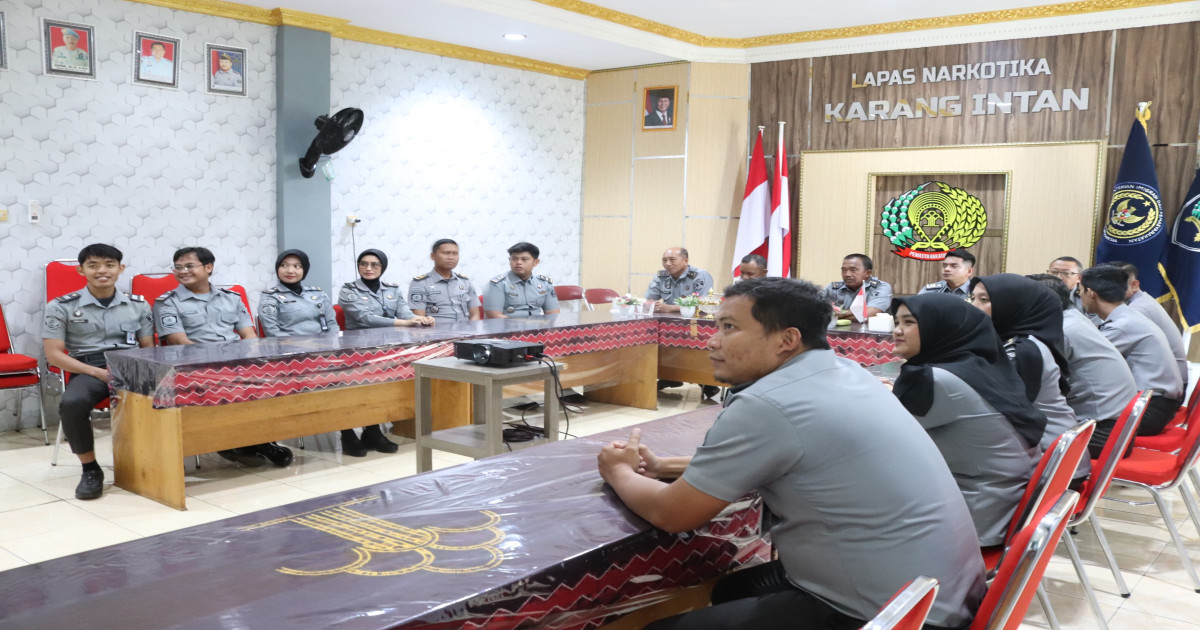 Anev Pembinaan Kinerja: Lapas Narkotika Karang Intan Tegaskan Penguatan Pengamanan & Disiplin
