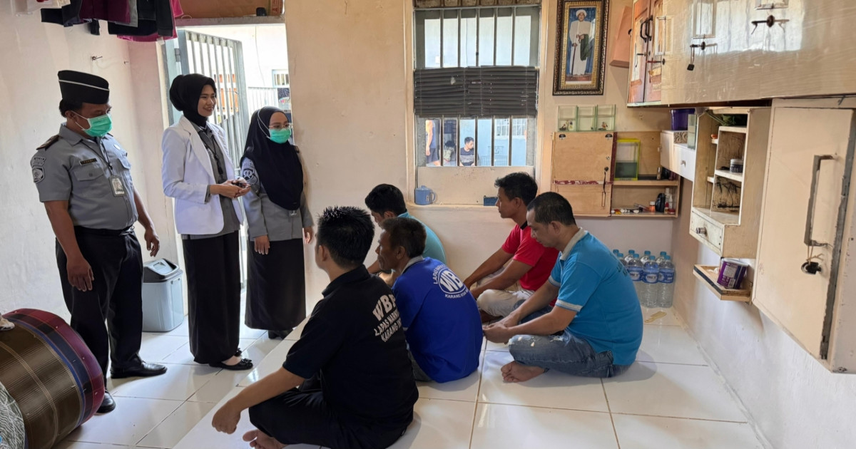 Layanan Kesehatan Optimal: Klinik Lapas Narkotika Karang Intan Jemput Bola Langsung ke Blok Hunian