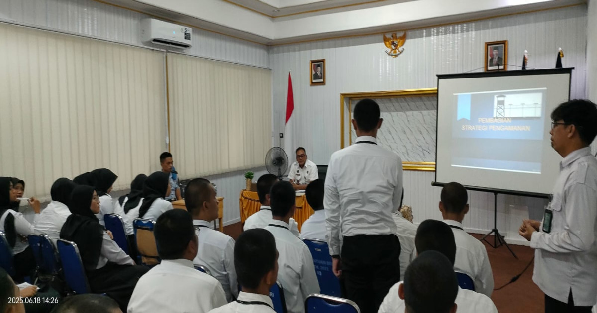 Kasi Adm Kamtib Lapas Narkotika Karang Intan: Membentuk Penjaga Pemasyarakatan Berintegritas Melalui Pembekalan Strategi Pengamana